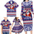 Custom American Samoa Christmas Family Matching Long Sleeve Bodycon Dress and Hawaiian Shirt Samoan Coat of Arms and Cool Santa Ornament Style LT03 - Polynesian Pride