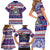 Custom American Samoa Christmas Family Matching Short Sleeve Bodycon Dress and Hawaiian Shirt Samoan Coat of Arms and Cool Santa Ornament Style LT03 - Polynesian Pride