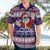 Custom American Samoa Christmas Hawaiian Shirt Samoan Coat of Arms and Cool Santa Ornament Style LT03 - Polynesian Pride