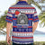 Custom American Samoa Christmas Hawaiian Shirt Samoan Coat of Arms and Cool Santa Ornament Style LT03 - Polynesian Pride