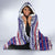 Custom American Samoa Christmas Hooded Blanket Samoan Coat of Arms and Cool Santa Ornament Style LT03 - Polynesian Pride