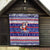 Custom American Samoa Christmas Quilt Samoan Coat of Arms and Cool Santa Ornament Style LT03 - Polynesian Pride