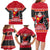 Papua New Guinea Christmas Family Matching Long Sleeve Bodycon Dress and Hawaiian Shirt Santa With Flag Of PNG Polynesian Tribal Xmas Vibe LT03 - Polynesian Pride