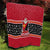 Custom Papua New Guinea Christmas Quilt Santa With Flag Of PNG Polynesian Tribal Xmas Vibe LT03 - Polynesian Pride