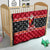 Custom Papua New Guinea Christmas Quilt Santa With Flag Of PNG Polynesian Tribal Xmas Vibe LT03 - Polynesian Pride