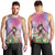 Woman Polynesian Tattoos Men Tank Top Tropical Flower - Sweets Vibrant Color