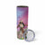 Woman Polynesian Tattoos Skinny Tumbler Tropical Flower - Sweets Vibrant Color