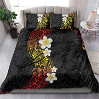 Plumeria Bedding Set Polynesian Tribal Frangipani Sunset LT03 - Polynesian Pride