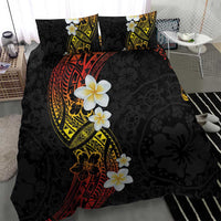 Plumeria Bedding Set Polynesian Tribal Frangipani Sunset LT03 - Polynesian Pride