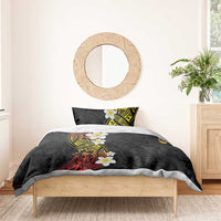 Plumeria Bedding Set Polynesian Tribal Frangipani Sunset LT03 - Polynesian Pride