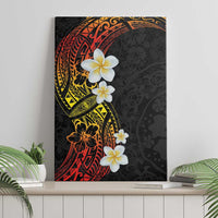 Plumeria Canvas Wall Art Polynesian Tribal Frangipani Sunset LT03 - Polynesian Pride
