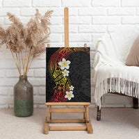 Plumeria Canvas Wall Art Polynesian Tribal Frangipani Sunset LT03 - Polynesian Pride