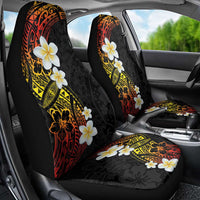 Plumeria Car Seat Cover Polynesian Tribal Frangipani Sunset LT03 - Polynesian Pride