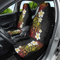 Plumeria Car Seat Cover Polynesian Tribal Frangipani Sunset LT03 - Polynesian Pride