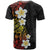 Plumeria T Shirt Polynesian Tribal Frangipani Sunset