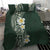 Plumeria Bedding Set Polynesian Tribal Frangipani Green