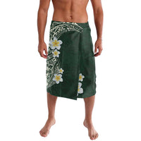 Plumeria Lavalava Polynesian Tribal Frangipani Green LT03 Green - Polynesian Pride