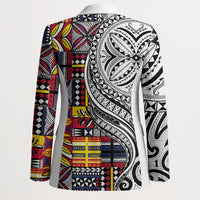 Niue Hiapo and Maori Decoration Tattoos Blazer LT03 - Polynesian Pride
