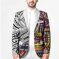 Niue Hiapo and Maori Decoration Tattoos Blazer LT03 - Polynesian Pride
