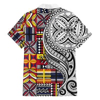 Niue Hiapo and Maori Decoration Tattoos Hawaiian Shirt LT03 - Polynesian Pride