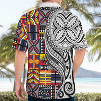 Niue Hiapo and Maori Decoration Tattoos Hawaiian Shirt LT03 - Polynesian Pride