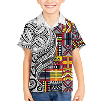 Niue Hiapo and Maori Decoration Tattoos Hawaiian Shirt LT03 - Polynesian Pride