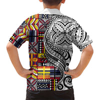 Niue Hiapo and Maori Decoration Tattoos Hawaiian Shirt LT03 - Polynesian Pride