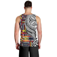 Niue Hiapo and Maori Decoration Tattoos Men Tank Top LT03 - Polynesian Pride