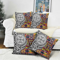 Niue Hiapo and Maori Decoration Tattoos Pillow Cover LT03 - Polynesian Pride