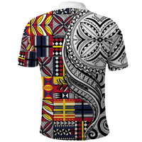 Niue Hiapo and Maori Decoration Tattoos Polo Shirt LT03 - Polynesian Pride