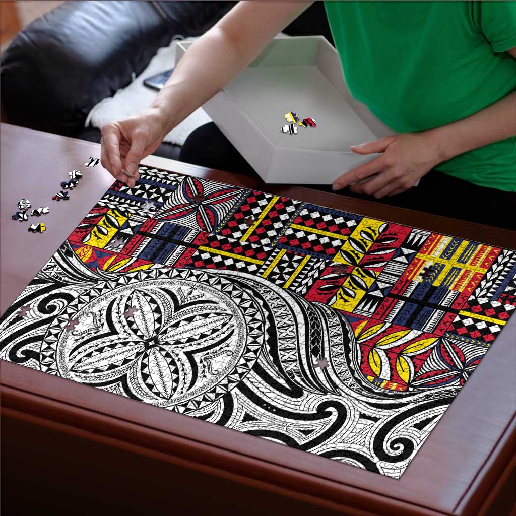 Niue Hiapo and Maori Decoration Tattoos Puzzle LT03 - Polynesian Pride