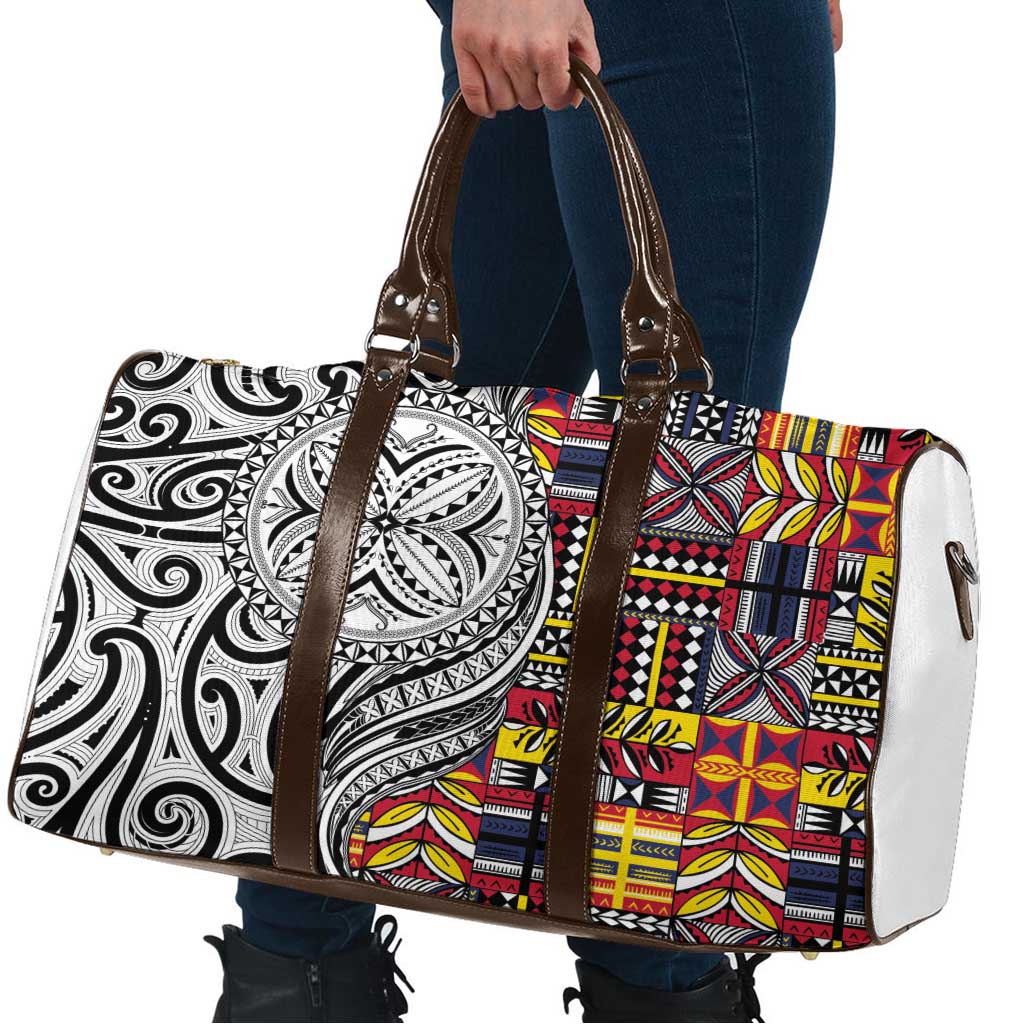 Niue Hiapo and Maori Decoration Tattoos Travel Bag LT03 - Polynesian Pride