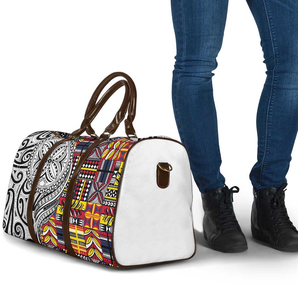Niue Hiapo and Maori Decoration Tattoos Travel Bag LT03 - Polynesian Pride