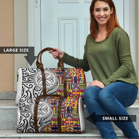 Niue Hiapo and Maori Decoration Tattoos Travel Bag LT03 - Polynesian Pride