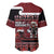 New Zealand Christmas Baseball Jersey Meri Kirihimete Aotearoa Warrior on Waka with Maori Art Tattoo