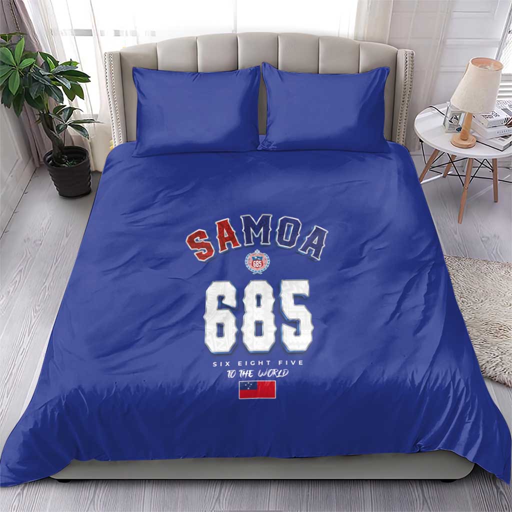 Toa Samoa Rugby Bedding Set Six Eight Five to The World LT03 - Polynesian Pride