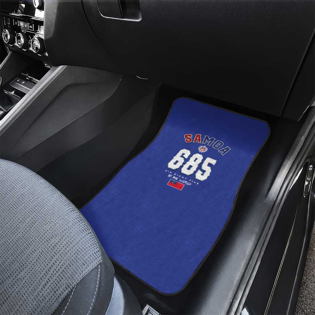 Toa Samoa Rugby Car Mats Six Eight Five to The World LT03 - Polynesian Pride