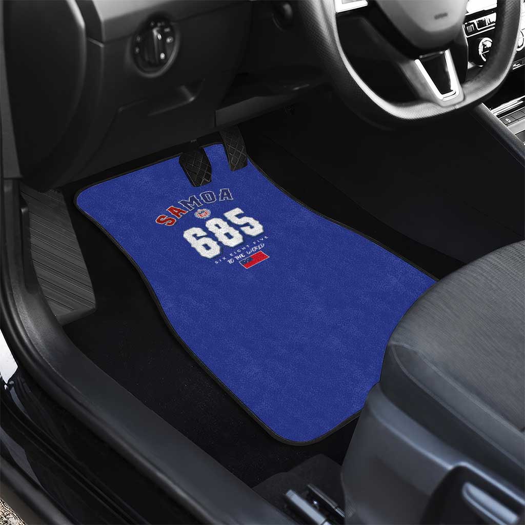 Toa Samoa Rugby Car Mats Six Eight Five to The World LT03 - Polynesian Pride