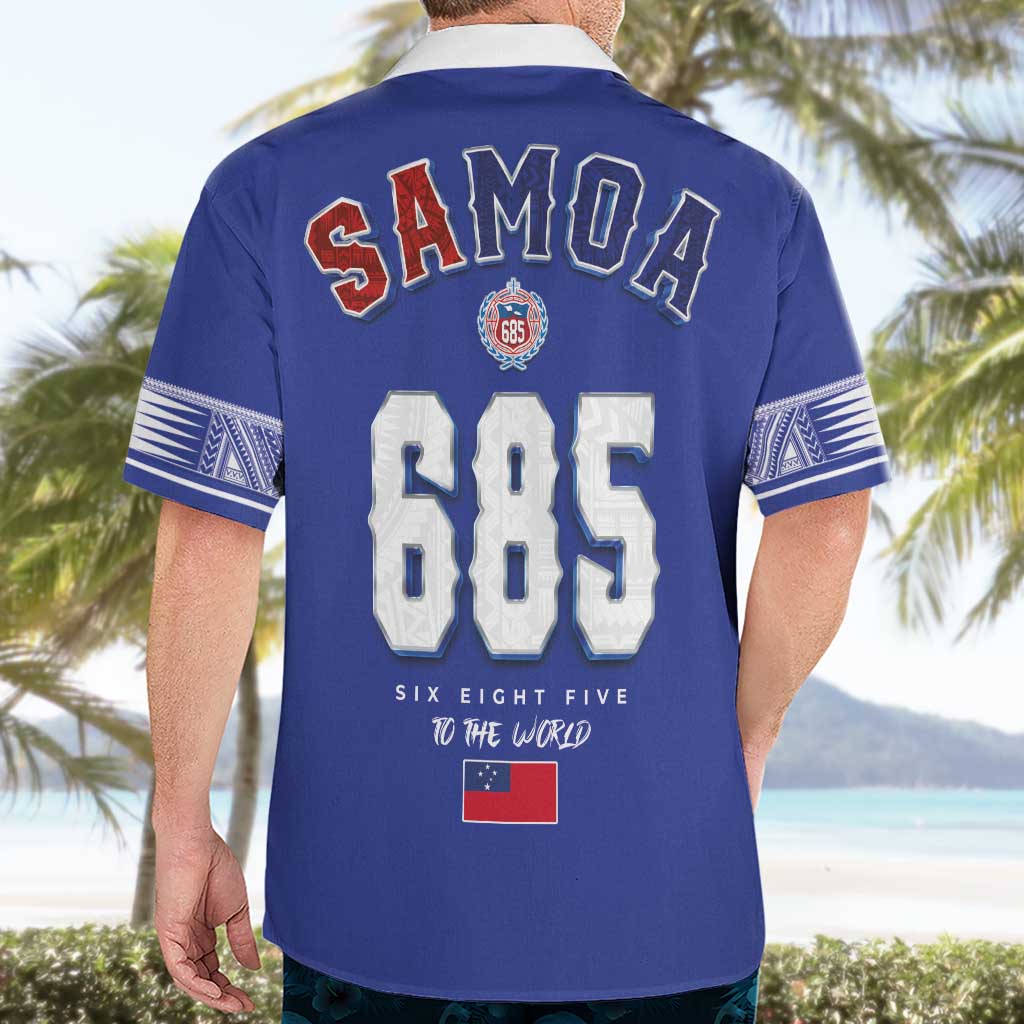 Toa Samoa Rugby Hawaiian Shirt Six Eight Five to The World LT03 - Polynesian Pride