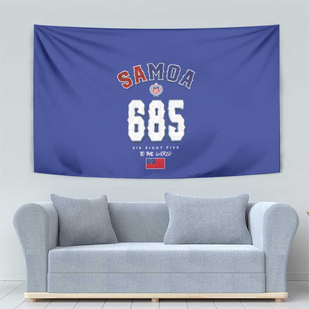 Toa Samoa Rugby Tapestry Six Eight Five to The World LT03 - Polynesian Pride