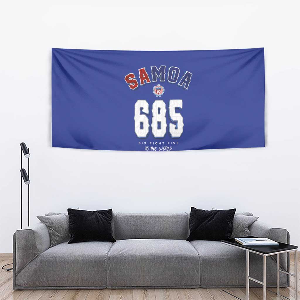 Toa Samoa Rugby Tapestry Six Eight Five to The World LT03 - Polynesian Pride