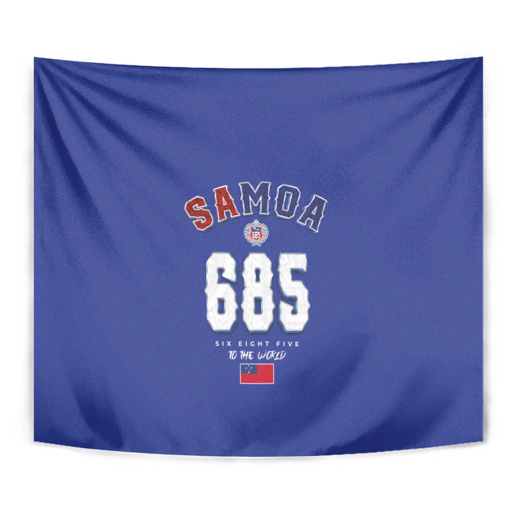 Toa Samoa Rugby Tapestry Six Eight Five to The World LT03 - Polynesian Pride