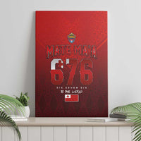 Mate Ma'a Tonga Rugby Canvas Wall Art Six Seven Six to The World LT03 - Polynesian Pride