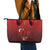 Mate Ma'a Tonga Rugby Leather Tote Bag Six Seven Six to The World