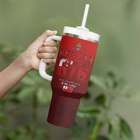 Mate Ma'a Tonga Rugby Tumbler With Handle Six Seven Six to The World LT03 - Polynesian Pride