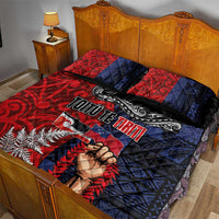 Aotearoa and Samoa Toitu Te Tiriti Quilt Bed Set Honour the Treaty - Te Tiriti Is Us LT03 - Polynesian Pride