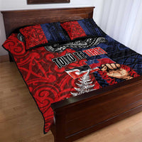Aotearoa and Samoa Toitu Te Tiriti Quilt Bed Set Honour the Treaty - Te Tiriti Is Us LT03 - Polynesian Pride