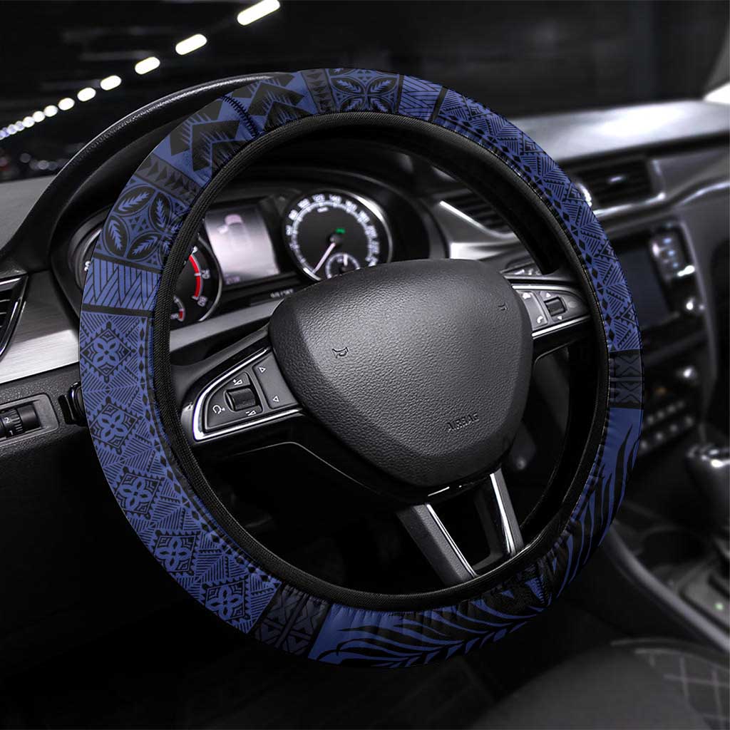 Aotearoa and Samoa Toitu Te Tiriti Steering Wheel Cover Honour the Treaty - Te Tiriti Is Us