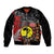 Aotearoa and Australia Toitu Te Tiriti Sleeve Zip Bomber Jacket Honour the Treaty - Te Tiriti Is Us