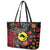 Aotearoa and Australia Toitu Te Tiriti Leather Tote Bag Honour the Treaty - Stand Together Stand Stronger